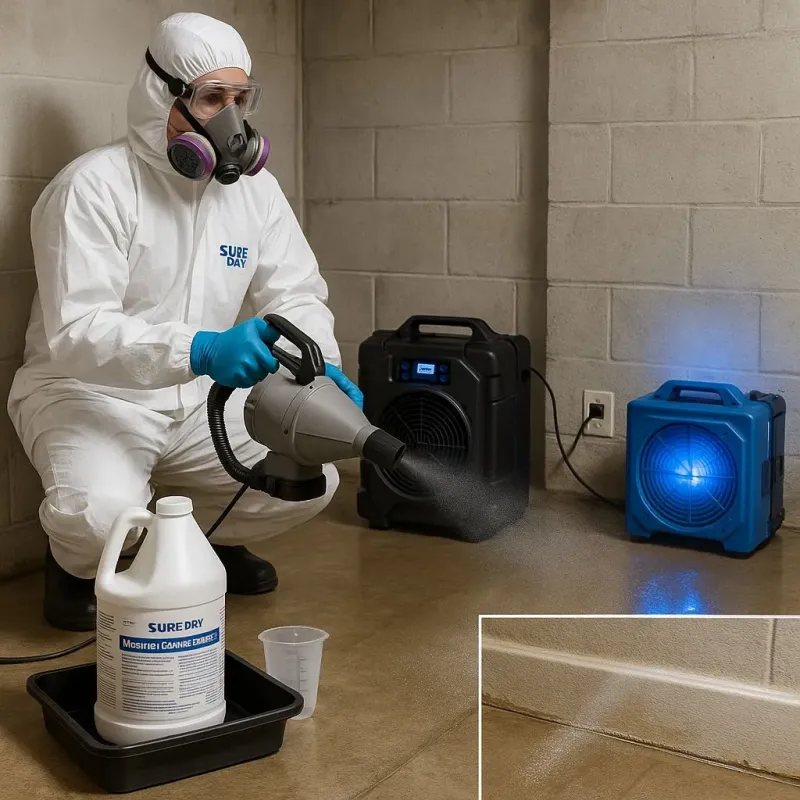 Sanitization and Odor Removal process in South Hill, WA