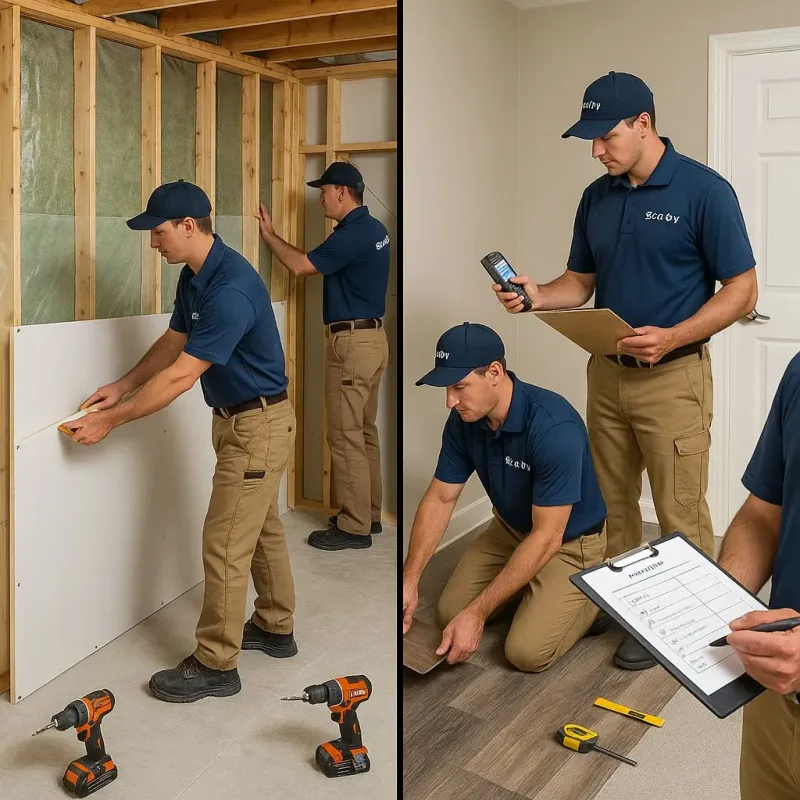 Repairs and Reconstruction process in South Hill, WA
